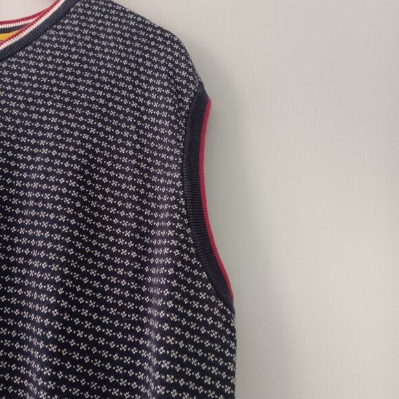 Brooks Brothers St. Andrews Links Cotton Sweater Vest XL - Picture 3 of 5